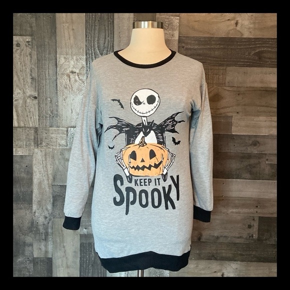 Disney The Nightmare Before Christmas pajamas medium Halloween Jack Skellington - Picture 1 of 12